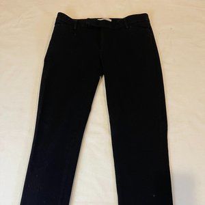 Gap Womens Dress Pants Slim Cropped S/760954-02 Two-Way Stretch Black Size 6T